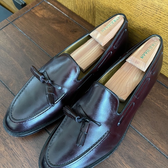 Johnston & Murphy, 10D, Deerfield Burgundy, Aristocrat